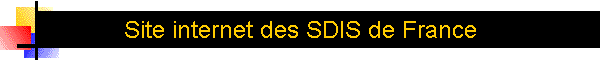 Site internet des SDIS de France